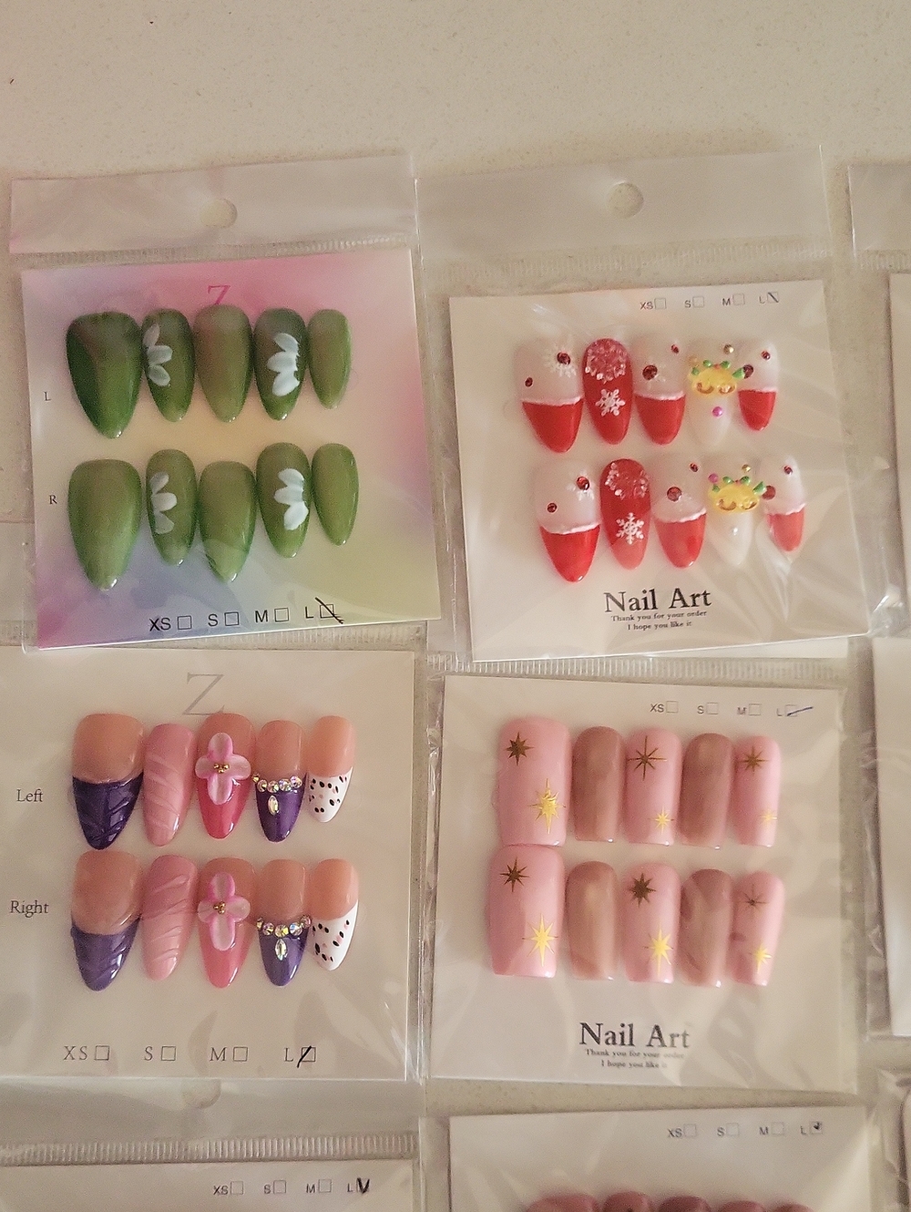 Assorted Nails Cute Nail Art